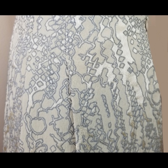 LAFEYETTE 148 Gold and Silver Jacquard Brocade Tulip Mini Skirt Plus Sz 18 - Picture 2 of 11